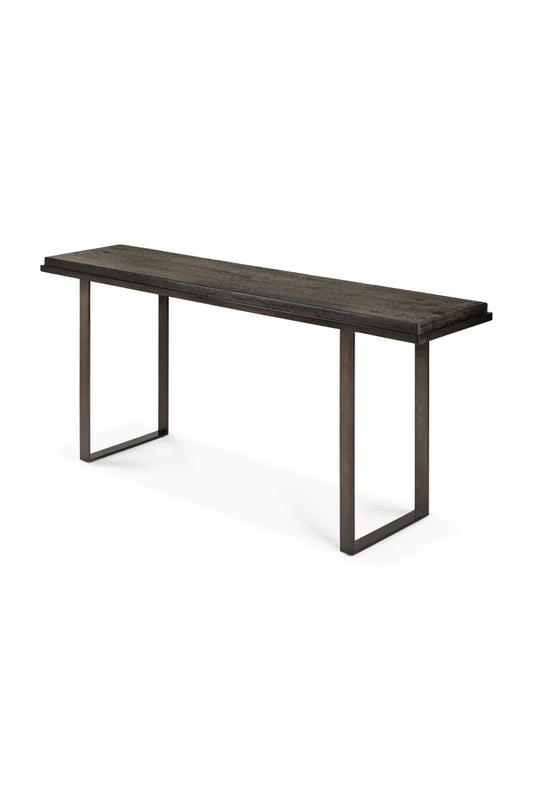 Rectangular Umber Console Table | Ethnicraft Stability