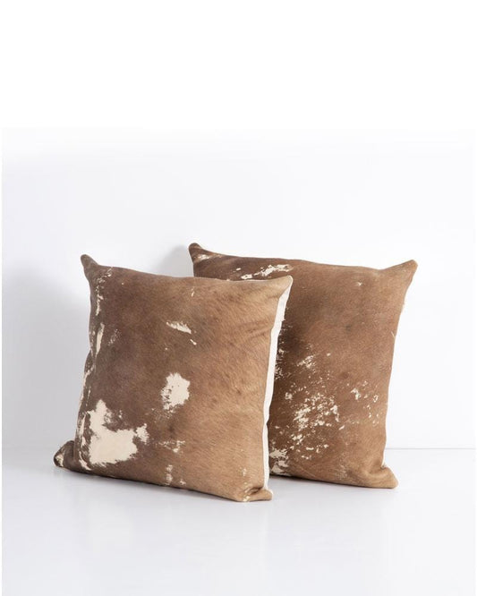 Modern Cowhide Pillow Set
