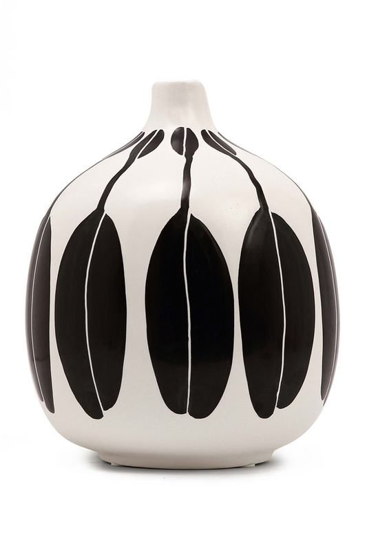 Painted Ceramic Round Vase | Liang & Eimil Morton