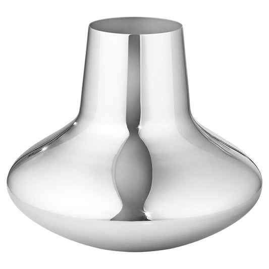 Georg Jensen Koppel Modern Classic Silver Stainless Steel Vase - Medium